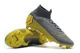NIKE Mercurial Superfly VI 360 Elite FG Yellow Stripe Grey - studzsupply