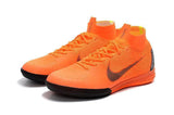 Nike MercurialX Superfly VI Elite IC Soccer Cleats Total Orange Black - studzsupply