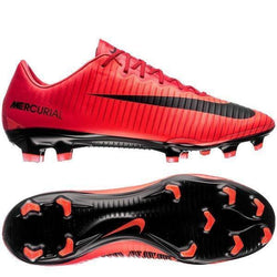 Nike Mercurial Vapor XI FG Soccer Cleats University Red Black - studzsupply