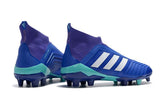 Adidas Predator 18+ FG Soccer Cleats Royal Blue Purple White - studzsupply