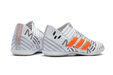 Adidas Nemeziz Series IC Indoor Flat Soccer Shoes White/Gray/Orange