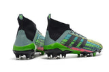 Adidas Predator 18.1 FG Soccer Cleats Black Green Blue Yellow Colorful - studzsupply