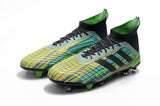 Adidas Predator 18.1 FG Soccer Cleats Black Green Blue Yellow Colorful - studzsupply