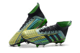Adidas Predator 18.1 FG Soccer Cleats Black Green Blue Yellow Colorful - studzsupply