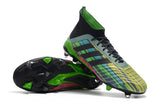 Adidas Predator 18.1 FG Soccer Cleats Black Green Blue Yellow Colorful - studzsupply
