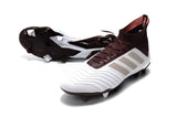 Adidas Predator 18.1 FG Soccer Cleats White Red Wine Gold - studzsupply