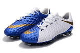 NIke Hypervenom Phantom III DF FG White Blue - studzsupply