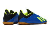 Adidas X series IC indoor flat soccer shoes Blue/Green/Orange