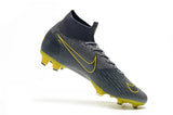 NIKE Mercurial Superfly VI 360 Elite FG Yellow Stripe Grey - studzsupply
