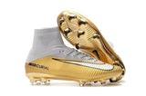 Nike Mercurial Superfly V QuintoTriunfo FG Soccer Cleats Golden White - studzsupply