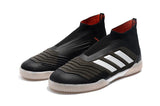 Adidas Predator IN  Knitted Surface Waterproof Indoor Flat White/Black