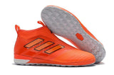 Adidas ACE Tango 17+ Purecontrol IC Soccer Cleats Red Orange Black - studzsupply