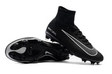 Nike Mercurial Superfly V FG Soccer Cleats Black Dark Grey - studzsupply