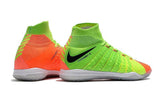 Nike HypervenomX Proximo II DF Indoor Soccer Shoes Green Black Orange - studzsupply