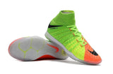 Nike HypervenomX Proximo II DF Indoor Soccer Shoes Green Black Orange - studzsupply