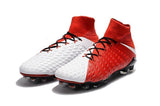 Nike Hypervenom Phantom III DF FG Soccer Cleats Red White - studzsupply