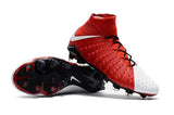 Nike Hypervenom Phantom III DF FG Soccer Cleats Red White - studzsupply