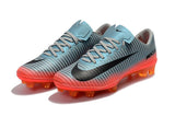Nike Mercurial Vapor XI CR7 FG Soccer Cleats Cool Grey Orange - studzsupply