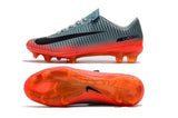 Nike Mercurial Vapor XI CR7 FG Soccer Cleats Cool Grey Orange - studzsupply