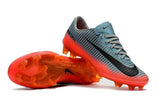 Nike Mercurial Vapor XI CR7 FG Soccer Cleats Cool Grey Orange - studzsupply