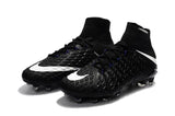 Nike Hypervenom Phantom III DF FG Soccer Cleats Blackout Black White - studzsupply