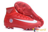 Nike Mercurial Superfly V Fc Bayern Munich Fg Cleats Red White - studzsupply