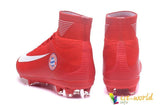 Nike Mercurial Superfly V Fc Bayern Munich Fg Cleats Red White - studzsupply