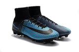 Nike Mercurial Superfly V FG Soccer Cleats Blue Black - studzsupply