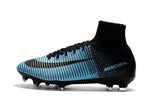 Nike Mercurial Superfly V FG Soccer Cleats Blue Black - studzsupply