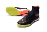 Nike HypervenomX Proximo IC Soccer Shoes Orange Black GrassGreen White - studzsupply