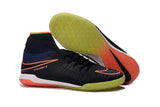 Nike HypervenomX Proximo IC Soccer Shoes Orange Black GrassGreen White - studzsupply