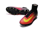 Nike Mercurial Superfly V AG Soccer Cleats Total Crimson Black Pink - studzsupply