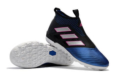 Adidas ACE Tango 17+ Purecontrol Turf Soccer Cleats Black White Blue - studzsupply