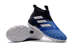 Adidas ACE Tango 17+ Purecontrol Turf Soccer Cleats Blue Crystal Black - studzsupply