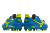 Mizuno Morelia Neo II FG Soccer Cleats Diva Blue Safety Yellow - studzsupply