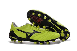 Mizuno Morelia Neo II FG Soccer Cleats Electric Green Black - studzsupply