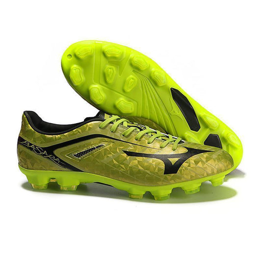 Mizuno Basara 001 FG Soccer Cleats Green Black Safety Yellow - studzsupply