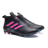 Adidas ACE 17+ Purecontrol FG Soccer Cleats Core Black Pink - studzsupply