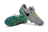 Nike Tiempo Legend VI FG Soccer Cleats Grey Green Black - studzsupply