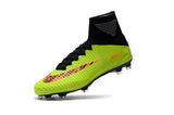 Nike Mercurial Superfly V FG Soccer Cleats Fluorescent Green Black - studzsupply