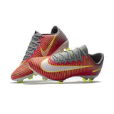 Nike Mercurial Vapor XI FG Soccer Cleats Red Grey Yellow White - studzsupply