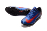 Nike Mercurial Vapor XI FG Soccer Cleats Blue Black Red - studzsupply