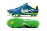 Nike Mercurial Vapor XI Neymar FG Soccer Cleats Blue Electric Green - studzsupply