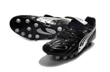 Hummer King kangaroo leather FG football shoes Black/Silver