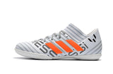 Adidas Nemeziz Series IC Indoor Flat Soccer Shoes White/Gray/Orange