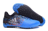 Adidas X 16.3 Turf Soccer Cleats Blue Black White - studzsupply