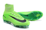Nike Mercurial Superfly V FG Soccer Cleats Grass Green Black - studzsupply