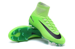 Nike Mercurial Superfly V FG Soccer Cleats Grass Green Black - studzsupply