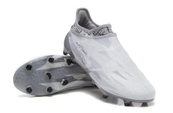 Adidas X 16+ Purechaos FG Soccer Cleats White Clear Grey Black - studzsupply