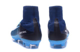 Nike Mercurial Superfly V FG Soccer Cleats Blue Dark White - studzsupply